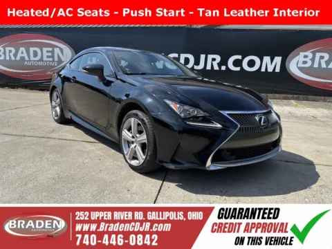 Black 2015 Lexus RC 350 for sale in Gallipolis, OH