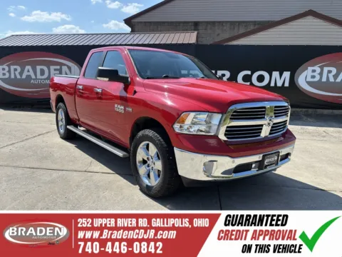 Red 2017 Ram 1500 Big Horn for sale in Gallipolis, OH