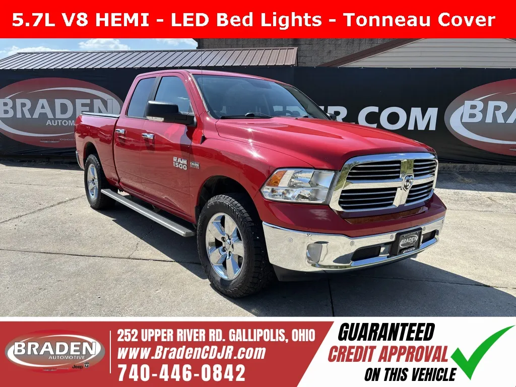 Red 2017 Ram 1500 Big Horn for sale in Gallipolis, OH