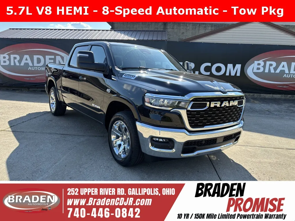 Black 2026 Ram 1500 Big Horn/Lone Star for sale in Gallipolis, OH