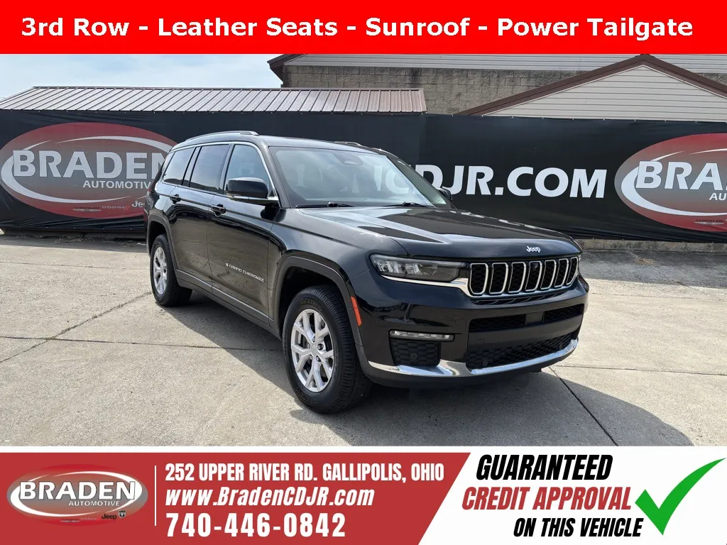 Black 2022 Jeep Grand Cherokee L Limited for sale in Gallipolis, OH