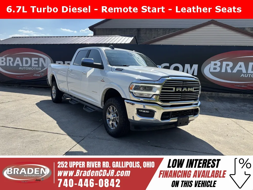 White 2022 Ram 2500 Laramie for sale in Gallipolis, OH