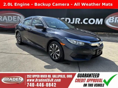 Blue 2018 Honda Civic LX for sale in Gallipolis, OH