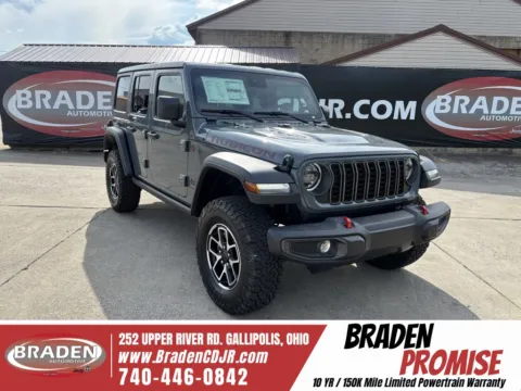 Gray 2025 Jeep Wrangler Rubicon for sale in Gallipolis, OH