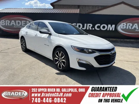 White 2024 Chevrolet Malibu RS for sale in Gallipolis, OH