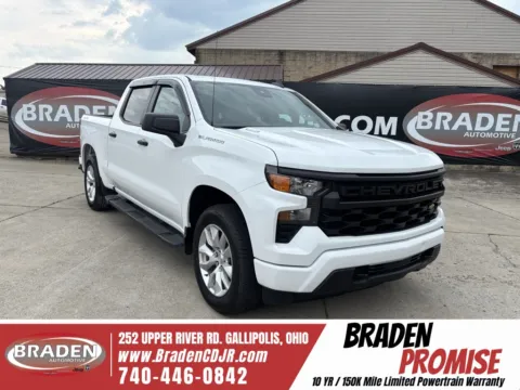 White 2024 Chevrolet Silverado 1500 Custom for sale in Gallipolis, OH