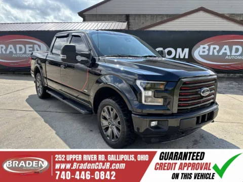 Black 2016 Ford F-150 Lariat for sale in Gallipolis, OH