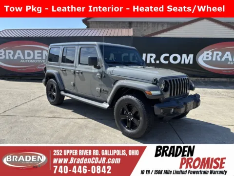 Gray 2022 Jeep Wrangler Unlimited Rubicon for sale in Gallipolis, OH