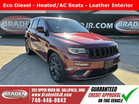 Red 2018 Jeep Grand Cherokee Overland for sale in Gallipolis, OH