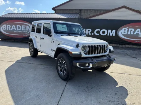 White 2025 Jeep Wrangler Sahara for sale in Gallipolis, OH