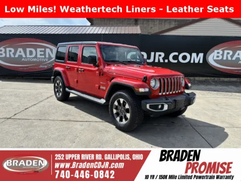 Red 2022 Jeep Wrangler Unlimited Sahara for sale in Gallipolis, OH
