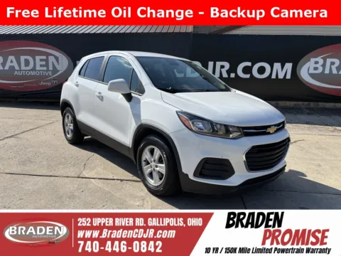 White 2021 Chevrolet Trax LS for sale in Gallipolis, OH