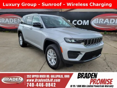 Silver 2025 Jeep Grand Cherokee Laredo for sale in Gallipolis, OH