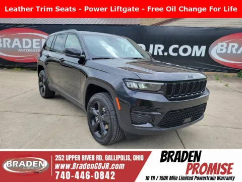 Black 2025 Jeep Grand Cherokee Altitude X for sale in Gallipolis, OH