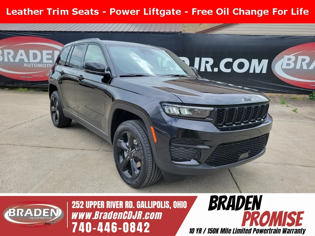 Black 2025 Jeep Grand Cherokee Altitude X for sale in Gallipolis, OH