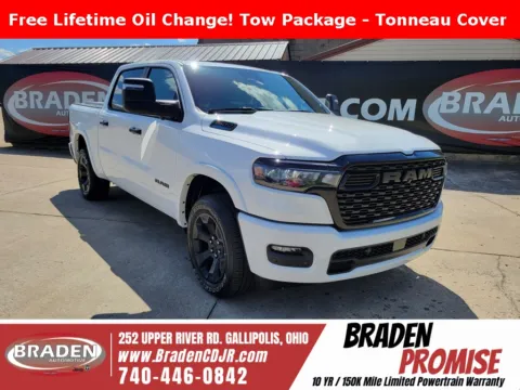 White 2025 Ram 1500 Big Horn/Lone Star for sale in Gallipolis, OH