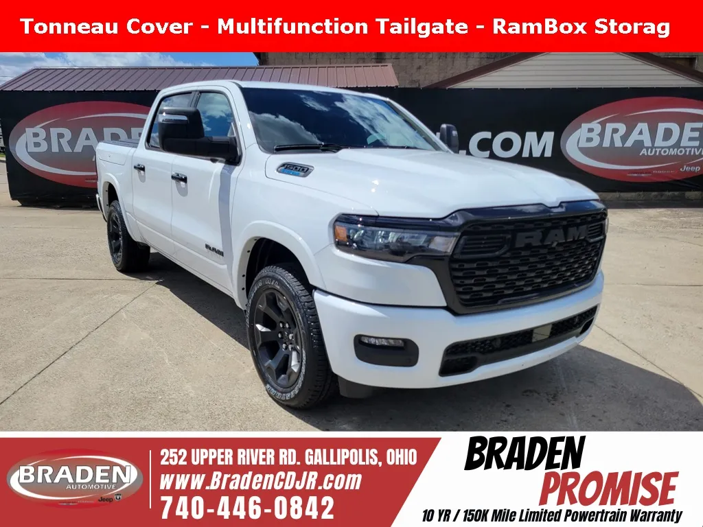 White 2025 Ram 1500 Big Horn/Lone Star for sale in Gallipolis, OH
