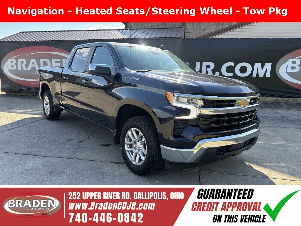 Gray 2023 Chevrolet Silverado 1500 LT for sale in Gallipolis, OH
