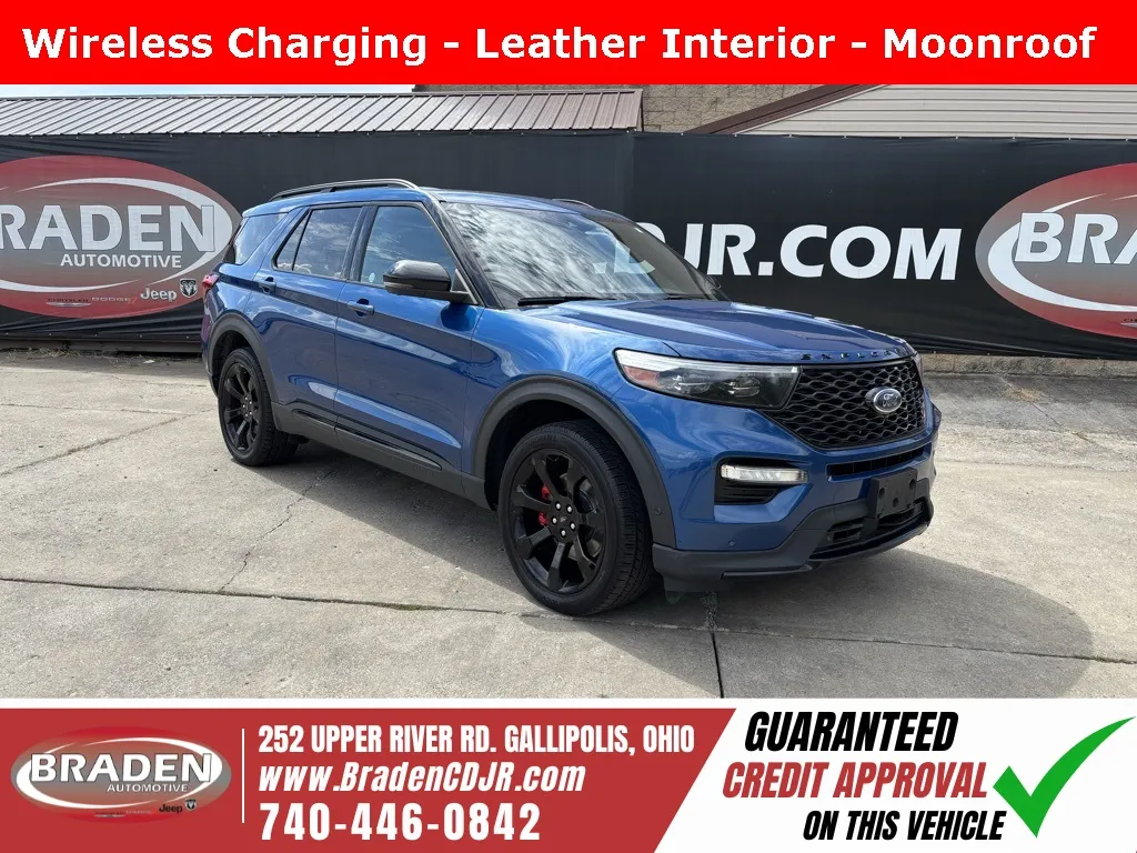 Blue 2022 Ford Explorer ST for sale in Gallipolis, OH