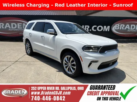 White 2022 Dodge Durango Citadel for sale in Gallipolis, OH