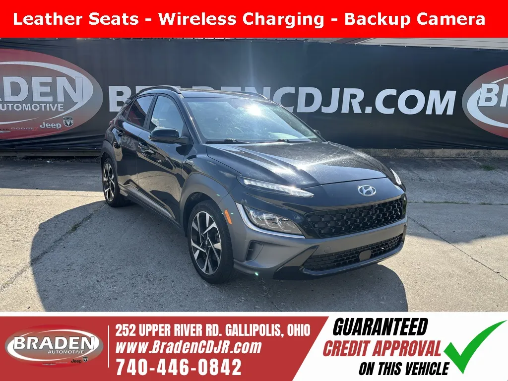 Black 2022 Hyundai Kona Limited for sale in Gallipolis, OH