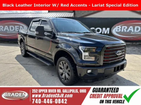 Black 2016 Ford F-150 Lariat for sale in Gallipolis, OH