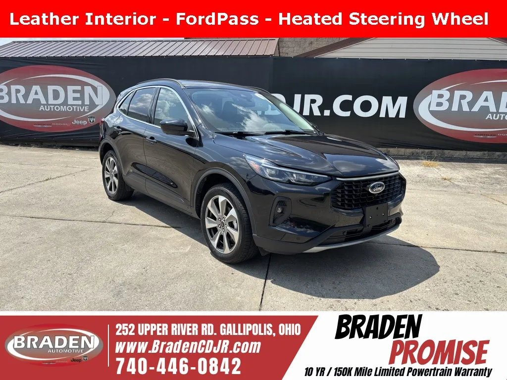 Black 2024 Ford Escape Platinum for sale in Gallipolis, OH