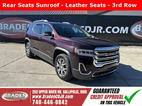 Red 2020 GMC Acadia SLT for sale in Gallipolis, OH
