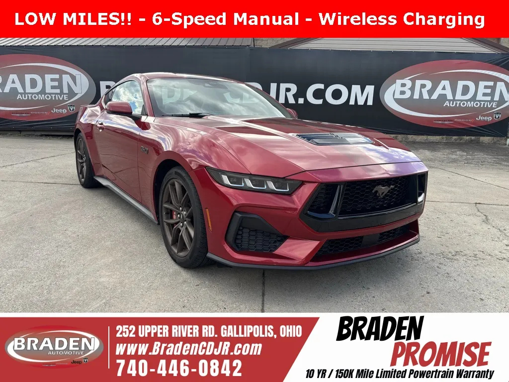 Red 2024 Ford Mustang GT Premium for sale in Gallipolis, OH