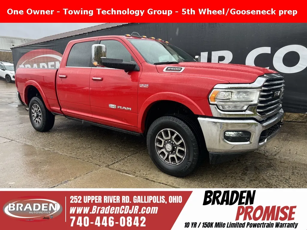 Red 2022 Ram 2500 Longhorn for sale in Gallipolis, OH