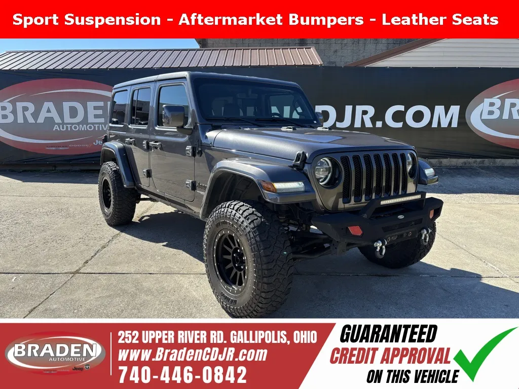 Gray 2021 Jeep Wrangler Unlimited Sahara High Altitude for sale in Gallipolis, OH