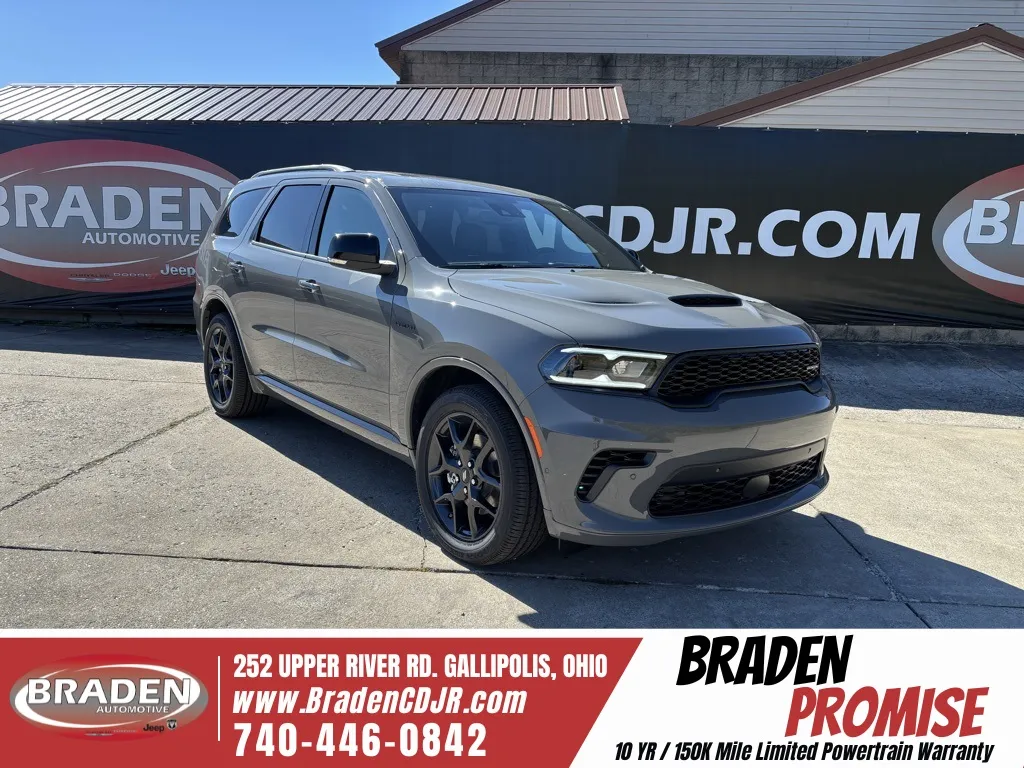 Gray 2026 Dodge Durango GT for sale in Gallipolis, OH