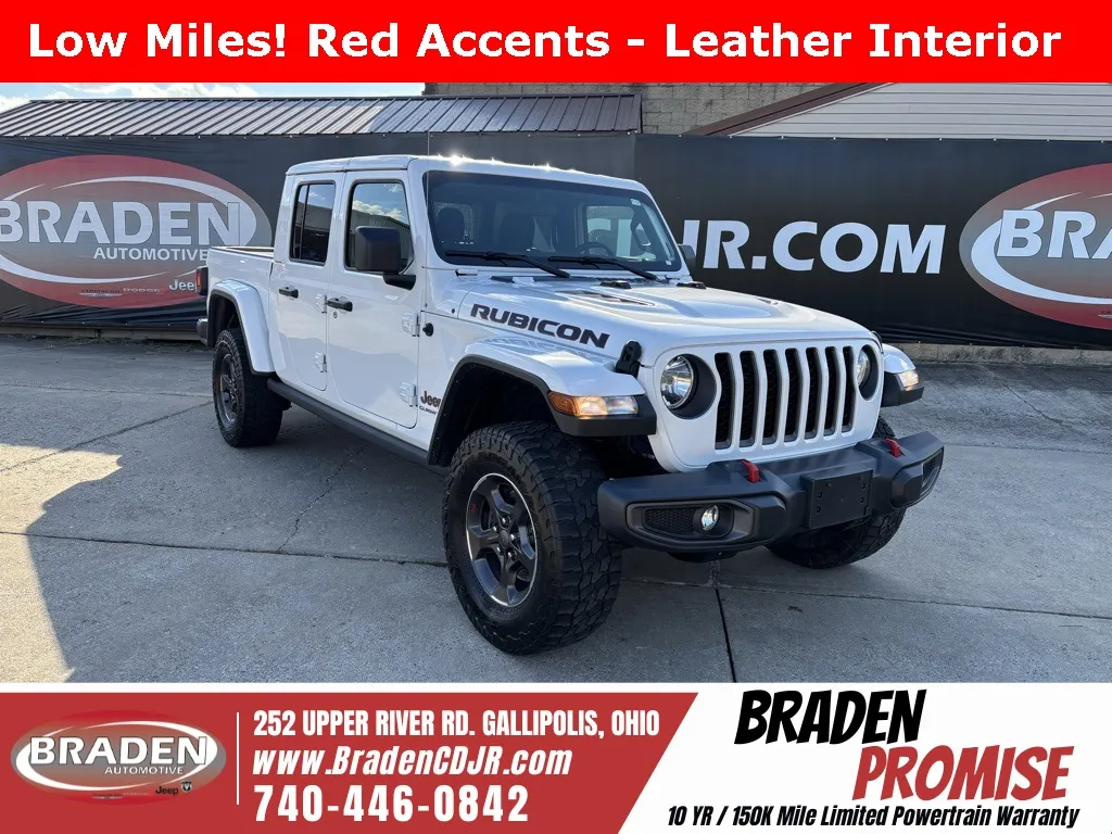 White 2021 Jeep Gladiator Rubicon for sale in Gallipolis, OH