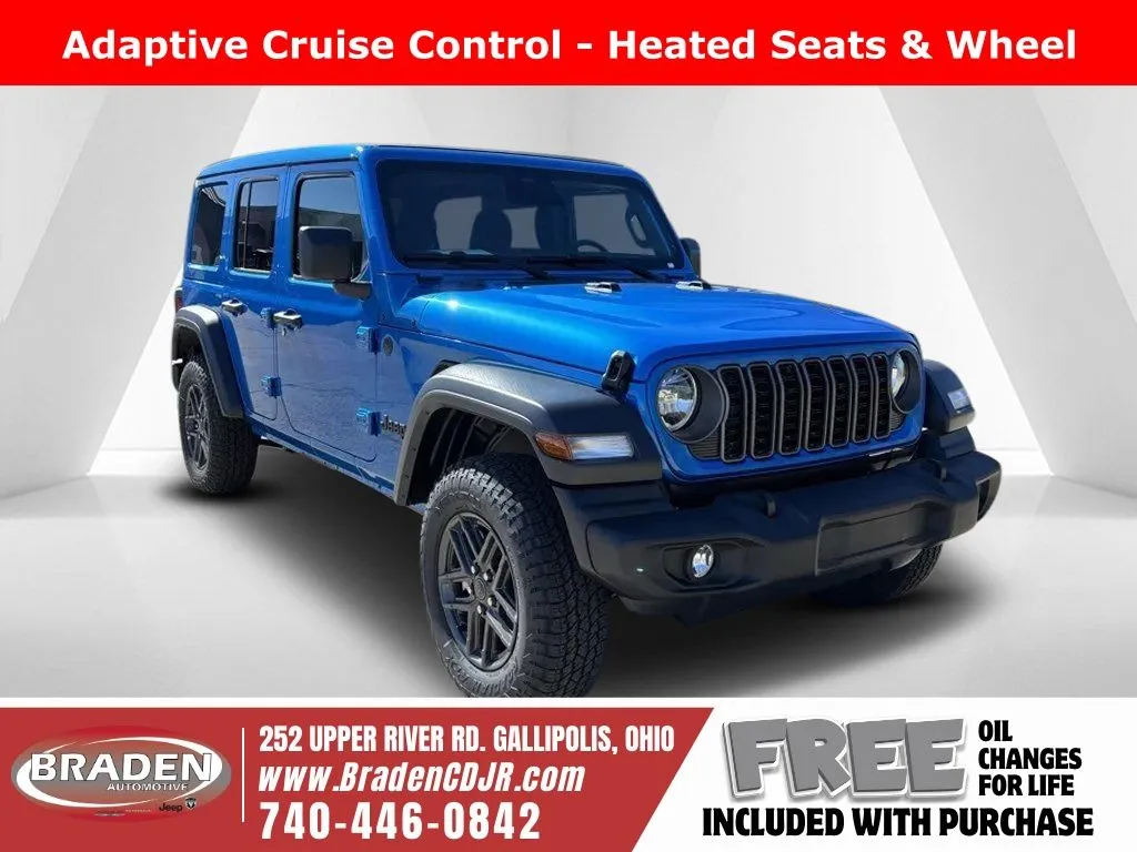 Blue 2026 Jeep Wrangler Sport S for sale in Gallipolis, OH