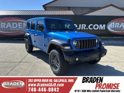 Blue 2026 Jeep Wrangler Sport S for sale in Gallipolis, OH