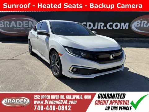 White 2021 Honda Civic EX for sale in Gallipolis, OH