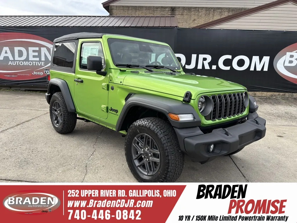 Green 2026 Jeep Wrangler Sport S for sale in Gallipolis, OH