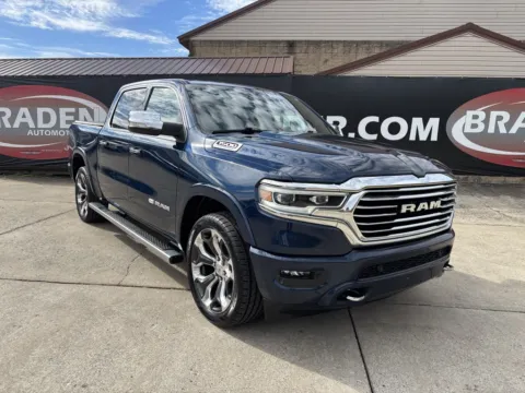 Blue 2022 Ram 1500 Laramie Longhorn for sale in Gallipolis, OH