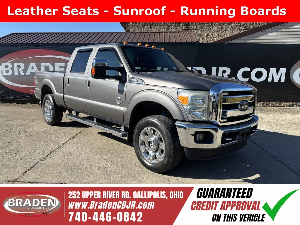 Gray 2012 Ford F-350SD Lariat for sale in Gallipolis, OH