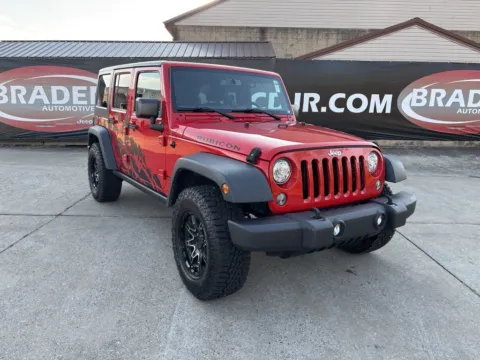 Red 2018 Jeep Wrangler JK Unlimited Rubicon for sale in Gallipolis, OH
