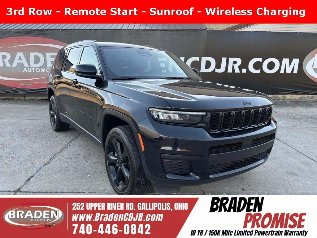Black 2024 Jeep Grand Cherokee L Altitude X for sale in Gallipolis, OH