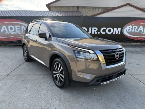 Beige 2023 Nissan Pathfinder Platinum for sale in Gallipolis, OH
