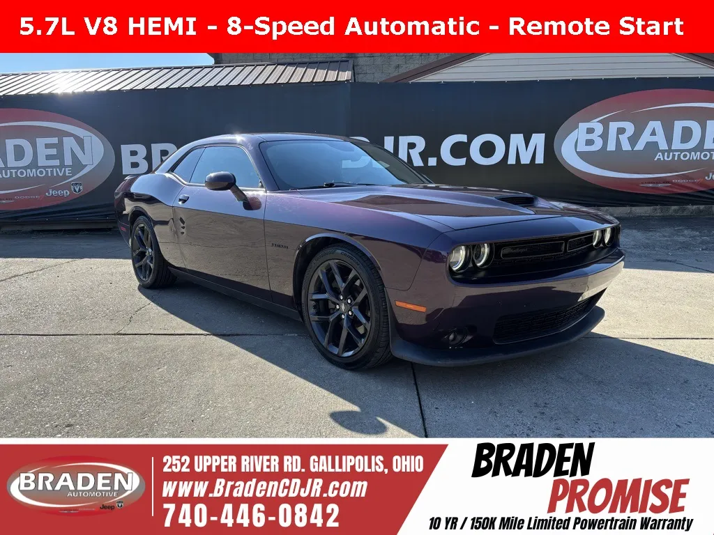 Purple 2021 Dodge Challenger R/T for sale in Gallipolis, OH