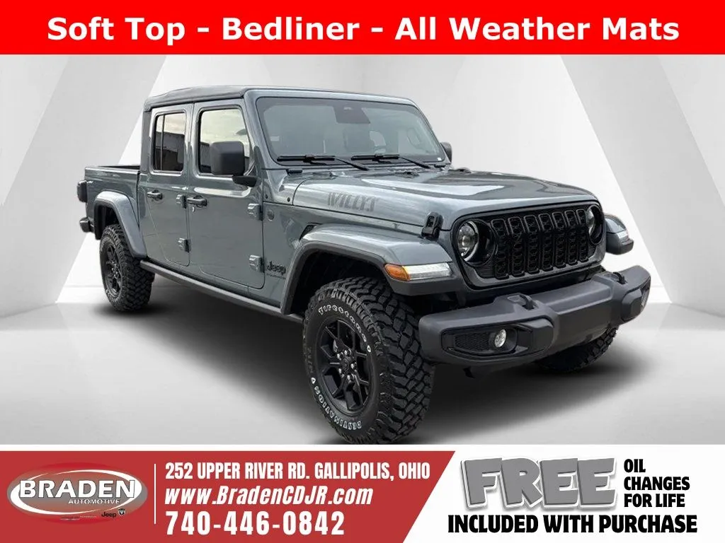 Blue 2026 Jeep Gladiator Willys for sale in Gallipolis, OH