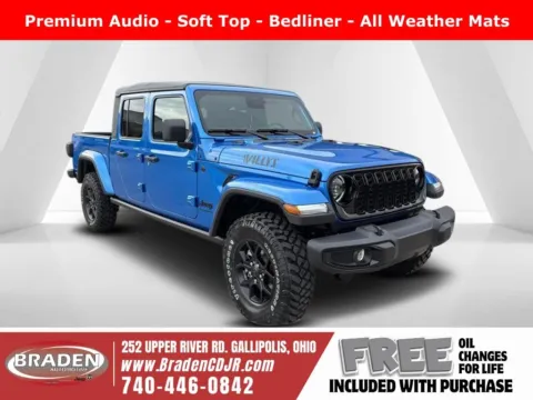 Blue 2026 Jeep Gladiator Willys for sale in Gallipolis, OH