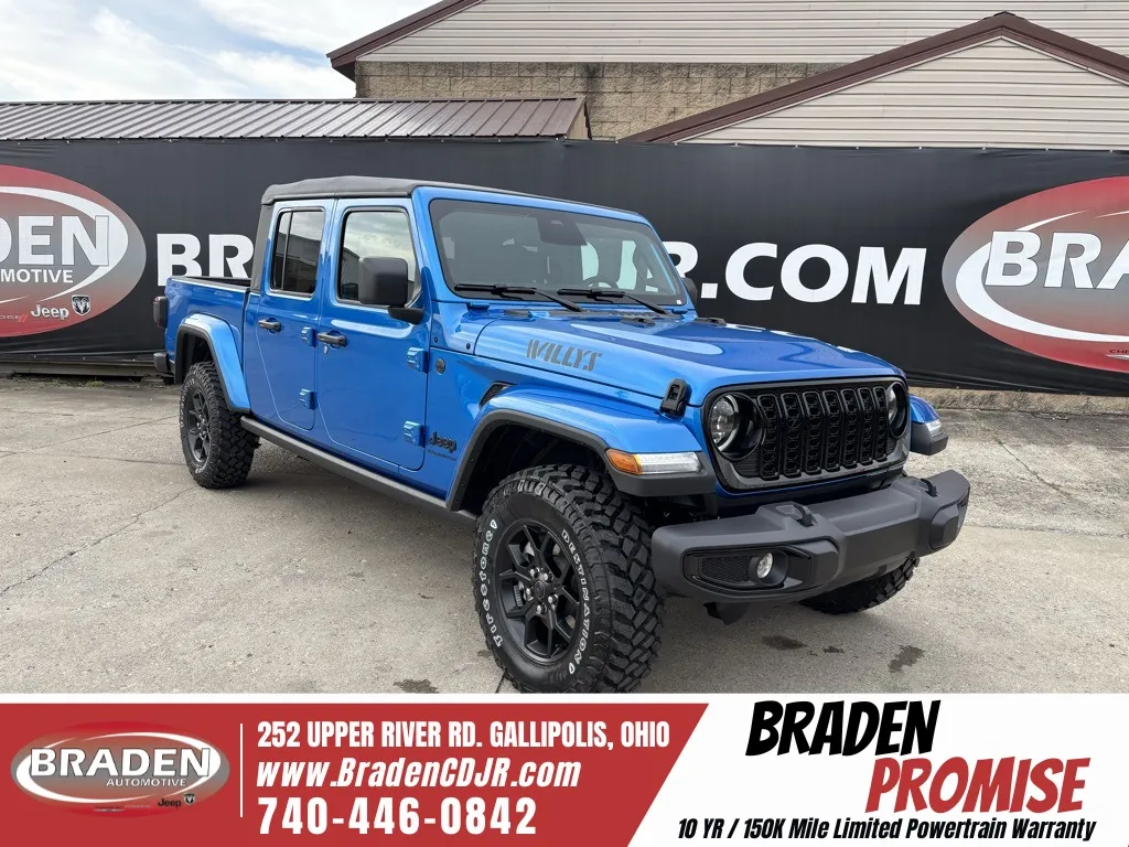 Blue 2026 Jeep Gladiator Willys for sale in Gallipolis, OH