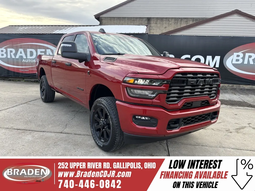 Red 2026 Ram 3500 Big Horn for sale in Gallipolis, OH