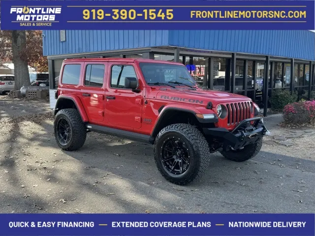 Red 2019 Jeep Wrangler Unlimited Rubicon for sale in Clayton, NC