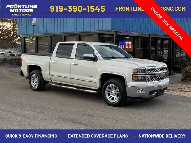 White 2014 Chevrolet Silverado 1500 LTZ for sale in Clayton, NC