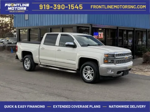 White 2014 Chevrolet Silverado 1500 LTZ for sale in Clayton, NC